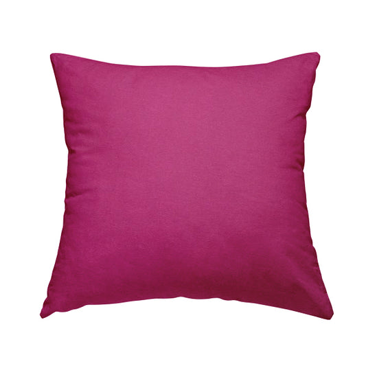 Playtime Plain Cotton Fabrics Collection Bright Pink Colour Water Repellent Upholstery Fabric CTR-316 - Handmade Cushions