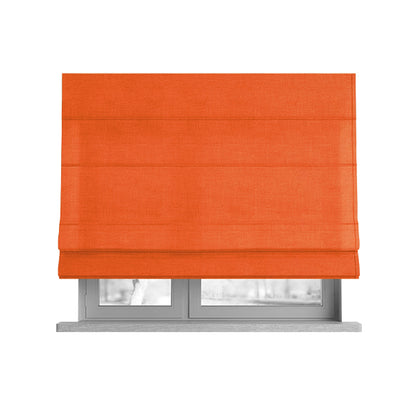 Playtime Plain Cotton Fabrics Collection Orange Colour Water Repellent Upholstery Fabric CTR-321 - Roman Blinds