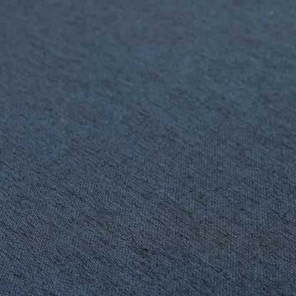 Davos Flat Weave Chenille Upholstery Fabrics In Prussian Blue - Roman Blinds