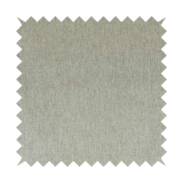 Davos Flat Weave Chenille Upholstery Fabrics In Silver - Made To Measure Curtains