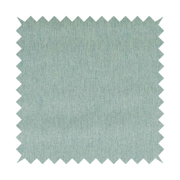 Davos Flat Weave Chenille Upholstery Fabrics In Light Blue