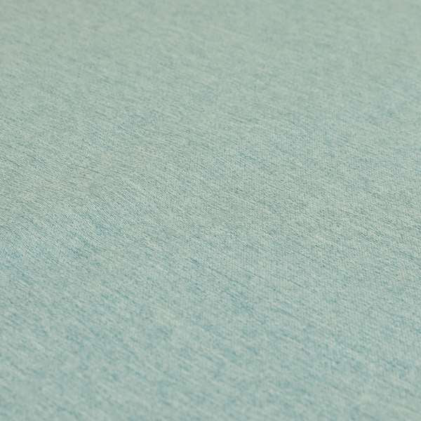 Davos Flat Weave Chenille Upholstery Fabrics In Light Blue - Roman Blinds