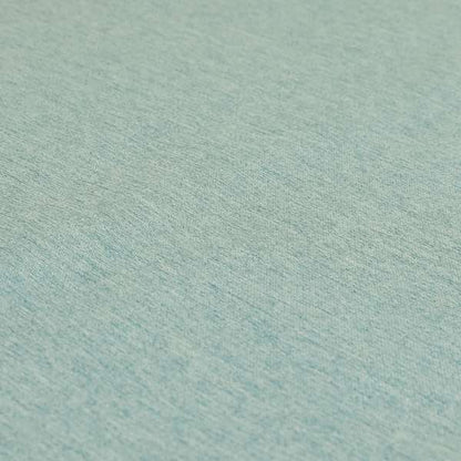 Davos Flat Weave Chenille Upholstery Fabrics In Light Blue - Made To Measure Curtains