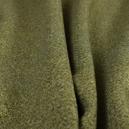 Dawson Textured Weave Furnishing Fabric In Green Colour - Roman Blinds