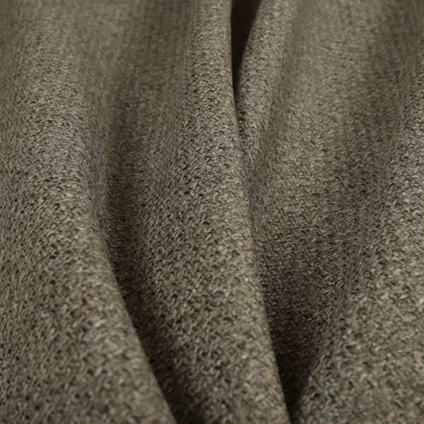 Dawson Textured Weave Furnishing Fabric In Brown Colour