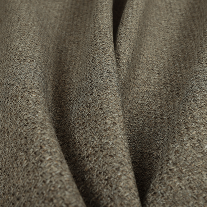 Dawson Textured Weave Furnishing Fabric In Brown Colour