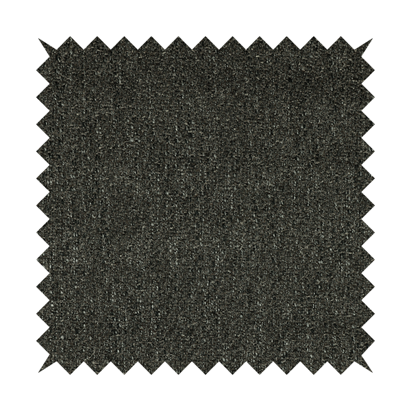 Dawson Textured Weave Furnishing Fabric In Black Colour - Roman Blinds