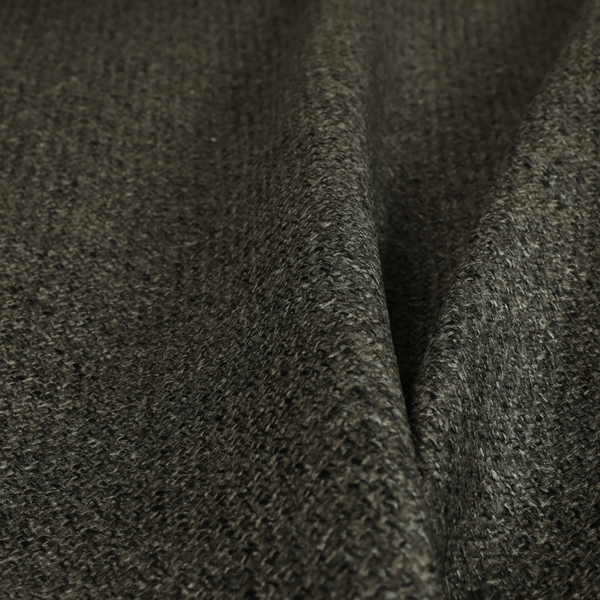 Dawson Textured Weave Furnishing Fabric In Black Colour