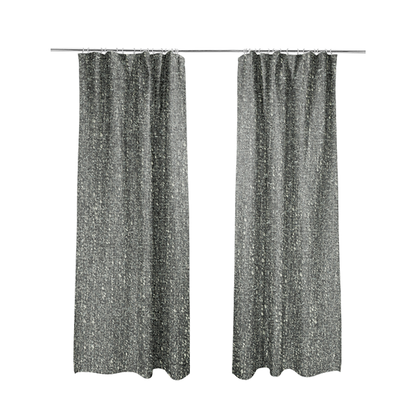 Dawson Textured Weave Furnishing Fabric In Grey Colour - Made To Measure Curtains