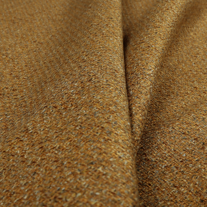 Dawson Textured Weave Furnishing Fabric In Gold Colour