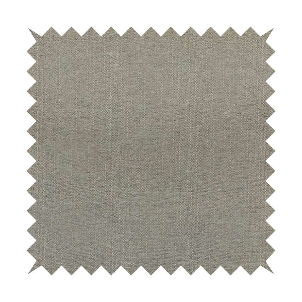 Devon Textured Woven Upholstery Chenille Fabric In Grey Colour - Roman Blinds