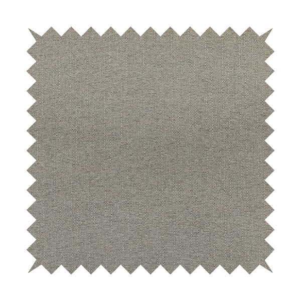 Devon Textured Woven Upholstery Chenille Fabric In Grey Colour
