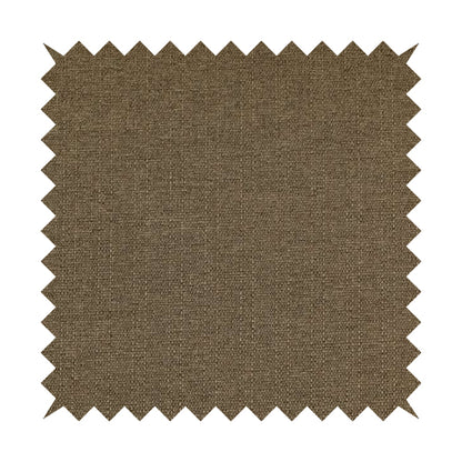 Devon Textured Woven Upholstery Chenille Fabric In Brown Colour