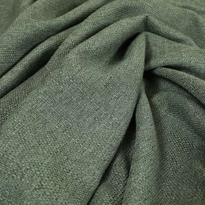 Devon Textured Woven Upholstery Chenille Fabric In Teal Colour - Handmade Cushions