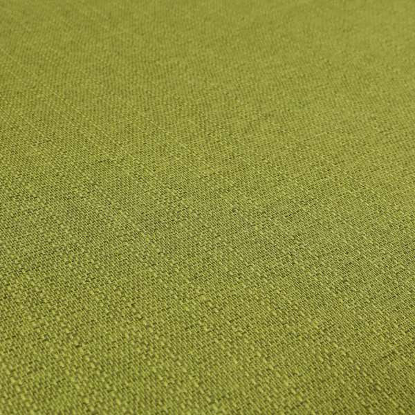 Devon Textured Woven Upholstery Chenille Fabric In Green Colour - Made To Measure Curtains