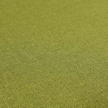 Devon Textured Woven Upholstery Chenille Fabric In Green Colour - Made To Measure Curtains