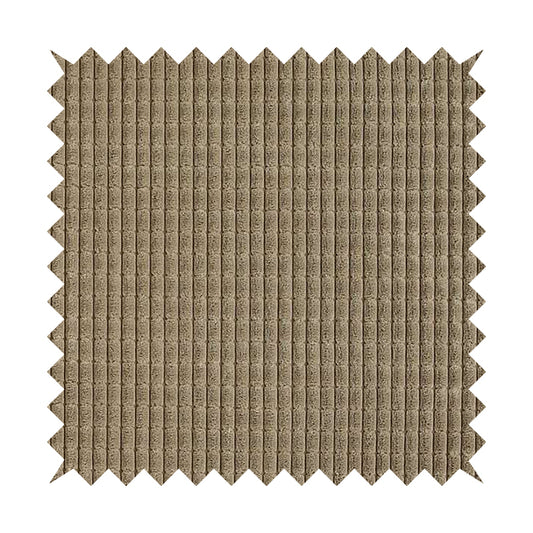 Didcot Brick Effect Corduroy Fabric In Mink Colour
