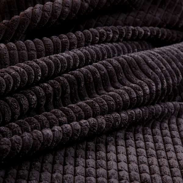 Didcot Brick Effect Corduroy Fabric In Purple Colour - Made To Measure Curtains