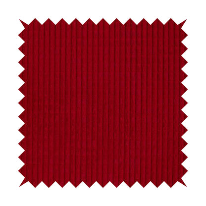 Didcot Brick Effect Corduroy Fabric In Red Colour