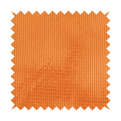 Didcot Brick Effect Corduroy Fabric In Orange Colour