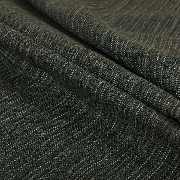 Dijon Heavily Textured Detailed Weave Material Charcoal Grey Furnishing Upholstery Fabrics - Made To Measure Curtains