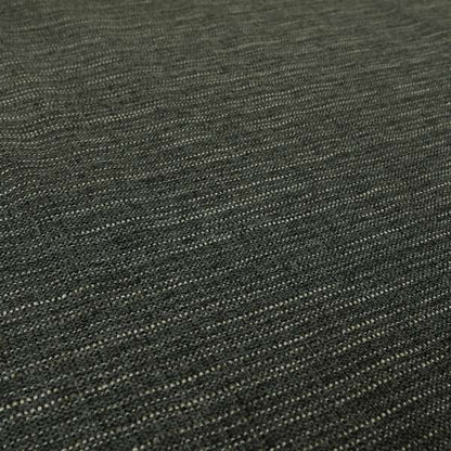 Dijon Heavily Textured Detailed Weave Material Charcoal Grey Furnishing Upholstery Fabrics - Roman Blinds