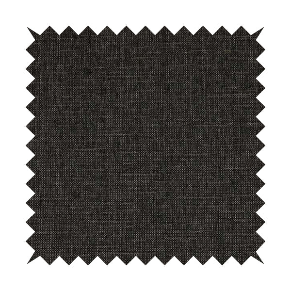 Dijon Heavily Textured Detailed Weave Material Black Grey Furnishing Upholstery Fabrics