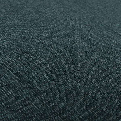 Dijon Heavily Textured Detailed Weave Material Azure Teal Furnishing Upholstery Fabrics - Roman Blinds