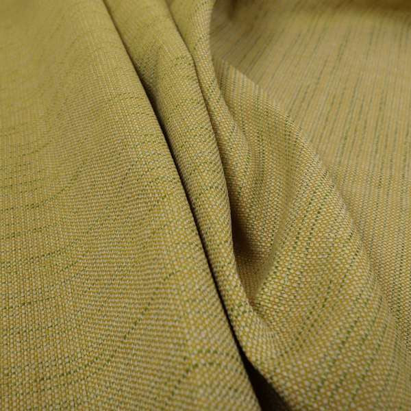 Dijon Heavily Textured Detailed Weave Material Zest Yellow Furnishing Upholstery Fabrics - Made To Measure Curtains