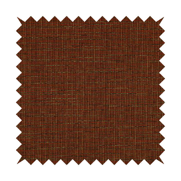 Dijon Heavily Textured Detailed Weave Material Orange Furnishing Upholstery Fabrics - Roman Blinds