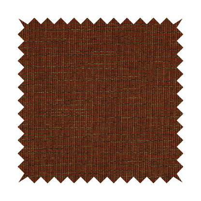 Dijon Heavily Textured Detailed Weave Material Orange Furnishing Upholstery Fabrics - Made To Measure Curtains