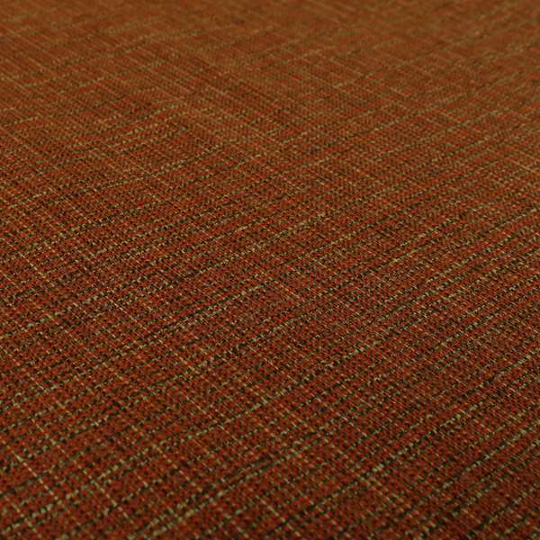 Dijon Heavily Textured Detailed Weave Material Orange Furnishing Upholstery Fabrics - Made To Measure Curtains