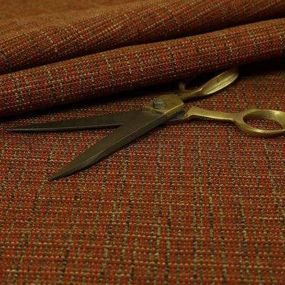 Dijon Heavily Textured Detailed Weave Material Orange Furnishing Upholstery Fabrics - Handmade Cushions