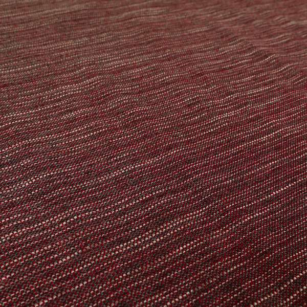 Dijon Heavily Textured Detailed Weave Material Red Furnishing Upholstery Fabrics - Roman Blinds