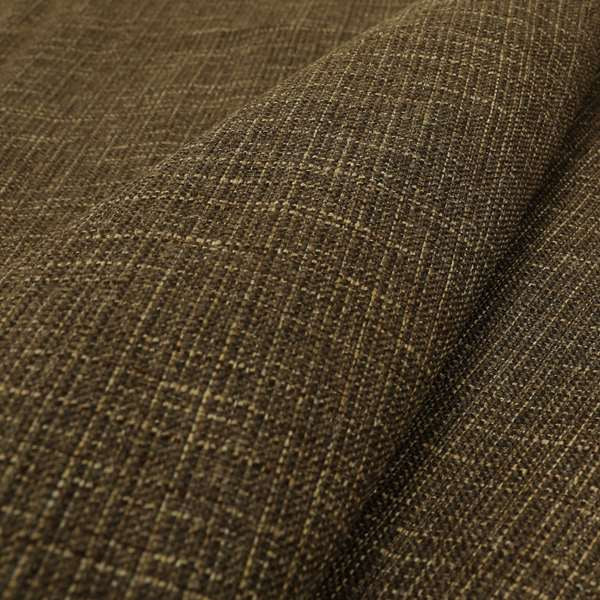 Dijon Heavily Textured Detailed Weave Material Brown Furnishing Upholstery Fabrics - Roman Blinds