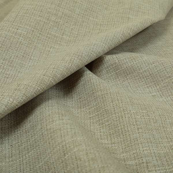 Dijon Heavily Textured Detailed Weave Material Vanilla Beige Furnishing Upholstery Fabrics - Roman Blinds