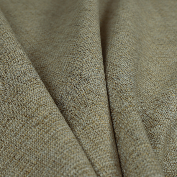 Durban Multicoloured Textured Weave Furnishing Fabric In Cream Natural Beige Colour