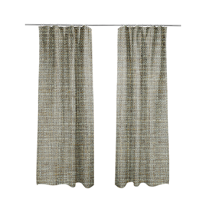 Durban Multicoloured Textured Weave Furnishing Fabric In Cream Natural Beige Colour - Made To Measure Curtains