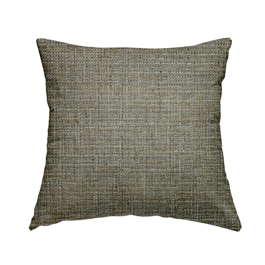 Durban Multicoloured Textured Weave Furnishing Fabric In Cream Natural Beige Colour - Handmade Cushions