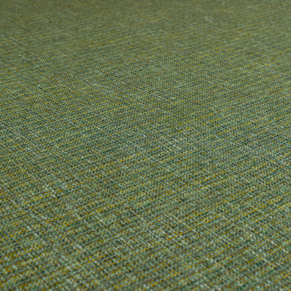 Durban Multicoloured Textured Weave Furnishing Fabric In Green Colour - Roman Blinds