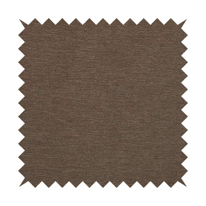 Earley Soft Matt Velvet Chenille Furnishing Upholstery Fabric In Brown Colour - Roman Blinds