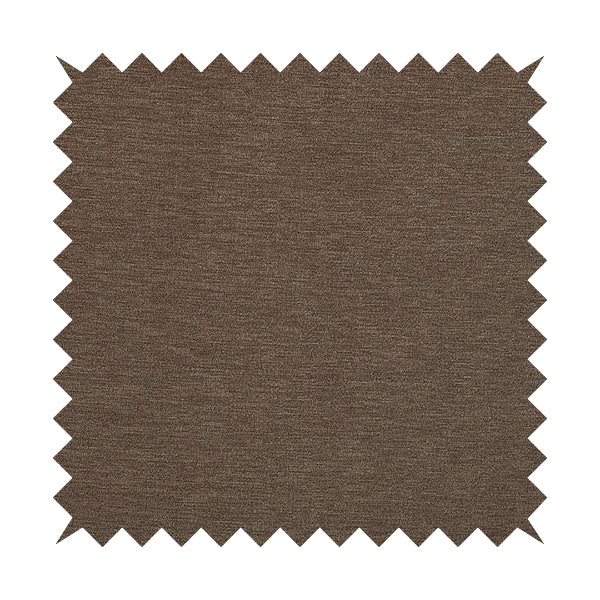 Earley Soft Matt Velvet Chenille Furnishing Upholstery Fabric In Brown Colour