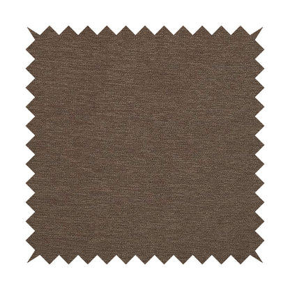 Earley Soft Matt Velvet Chenille Furnishing Upholstery Fabric In Brown Colour - Made To Measure Curtains