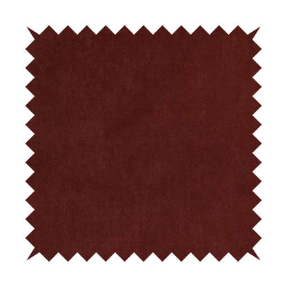 Earley Soft Matt Velvet Chenille Furnishing Upholstery Fabric In Terracotta Red Colour - Made To Measure Curtains