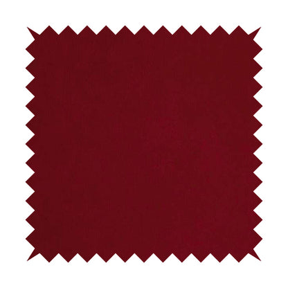 Earley Soft Matt Velvet Chenille Furnishing Upholstery Fabric In Red Colour - Roman Blinds