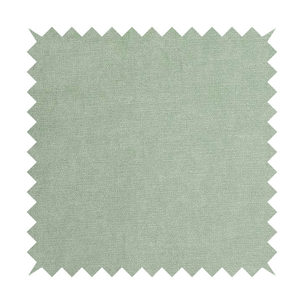 Earley Soft Matt Velvet Chenille Furnishing Upholstery Fabric In Aqua Green Colour - Handmade Cushions