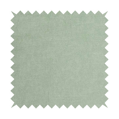 Earley Soft Matt Velvet Chenille Furnishing Upholstery Fabric In Aqua Green Colour - Handmade Cushions