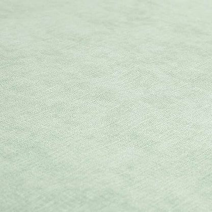 Earley Soft Matt Velvet Chenille Furnishing Upholstery Fabric In Aqua Green Colour - Made To Measure Curtains