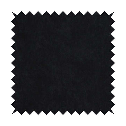 Earley Soft Matt Velvet Chenille Furnishing Upholstery Fabric In Black Colour