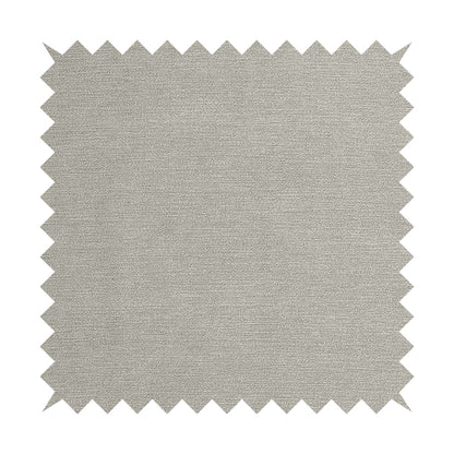 Earley Soft Matt Velvet Chenille Furnishing Upholstery Fabric In Silver Grey Colour - Made To Measure Curtains